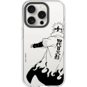 RHINO-CLEARIP15PROSHIPPU - Coque RhinoShield iPhone 15 Pro série Crystal Clear Naruto Shippuden Sketch Yondaime